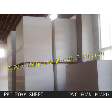 Placa expandida de la espuma del PVC para la exhibición, fabricación china de la hoja de la espuma del PVC